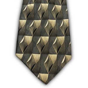 Via Europa Silk Abstract Tie